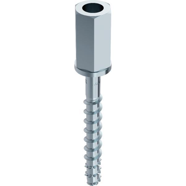 HECO-MMS plus SKT 10x 75 verzinkt Multi-Monti Schraubanker IGW mit Muffe (25 Stück)