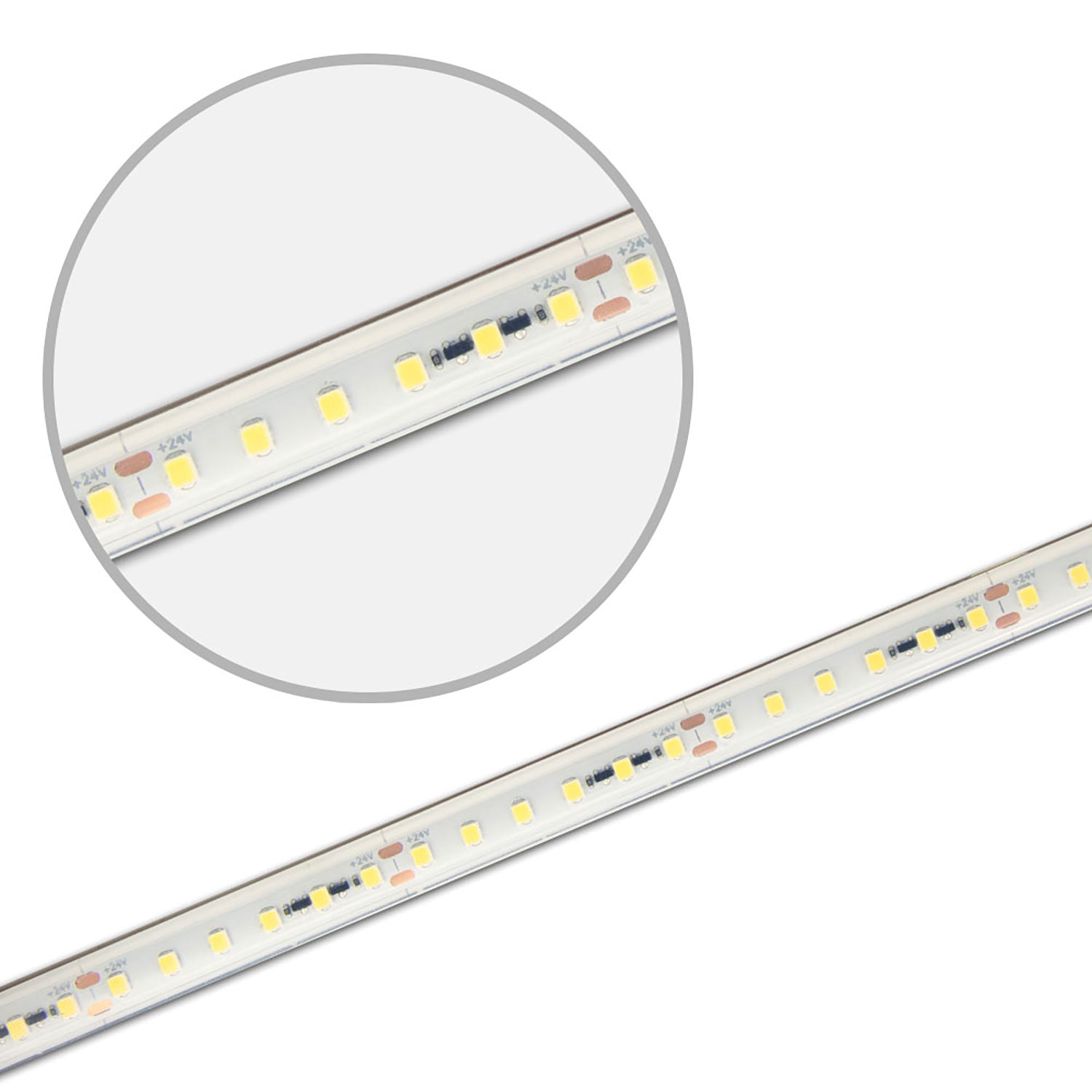 ISOLED LED AQUA830 CC Flexband 24V DC 12W IP68 3000K 15m Rolle 120 LED/m