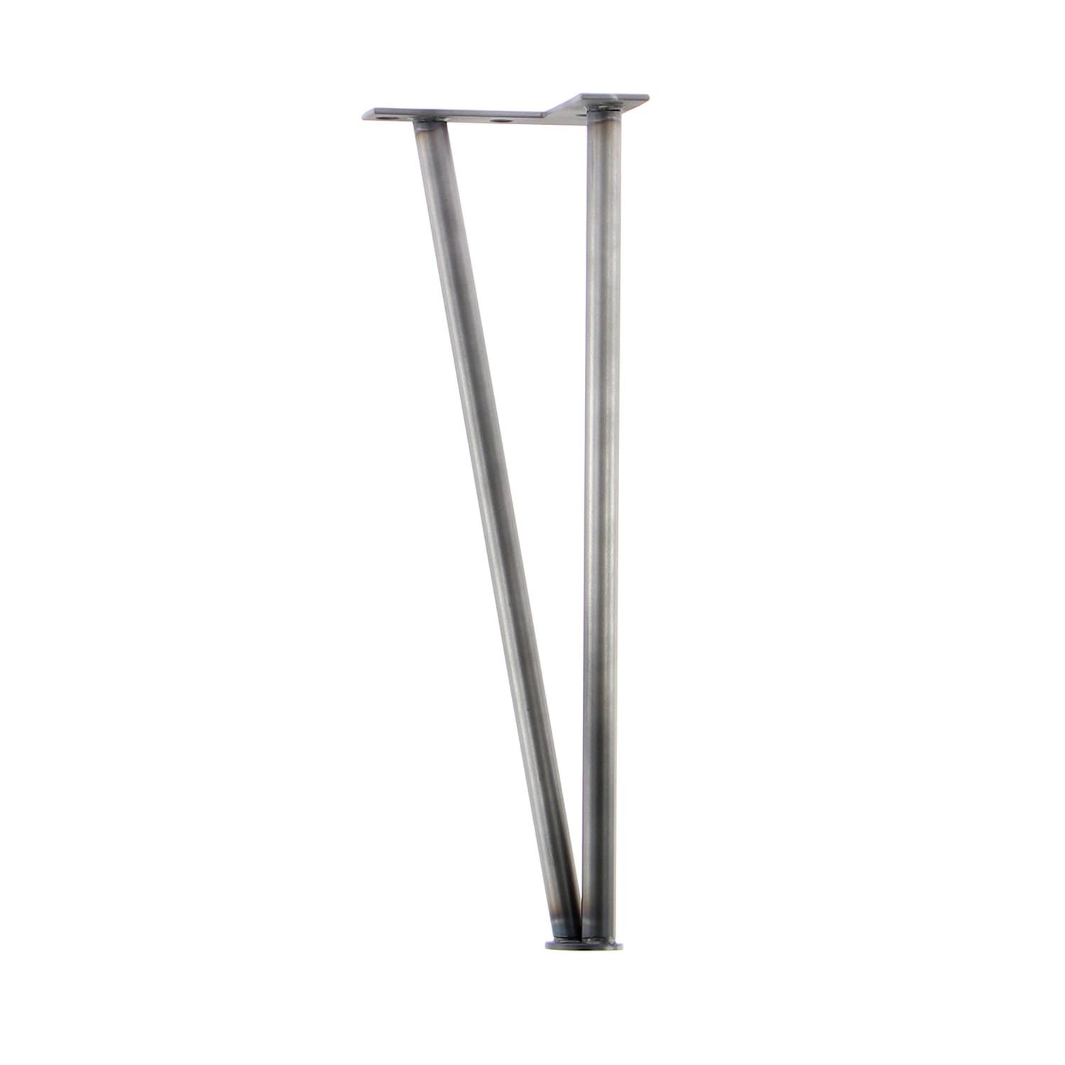 Simausrom Haarnadelfuß 360 mm Schwarzstahl