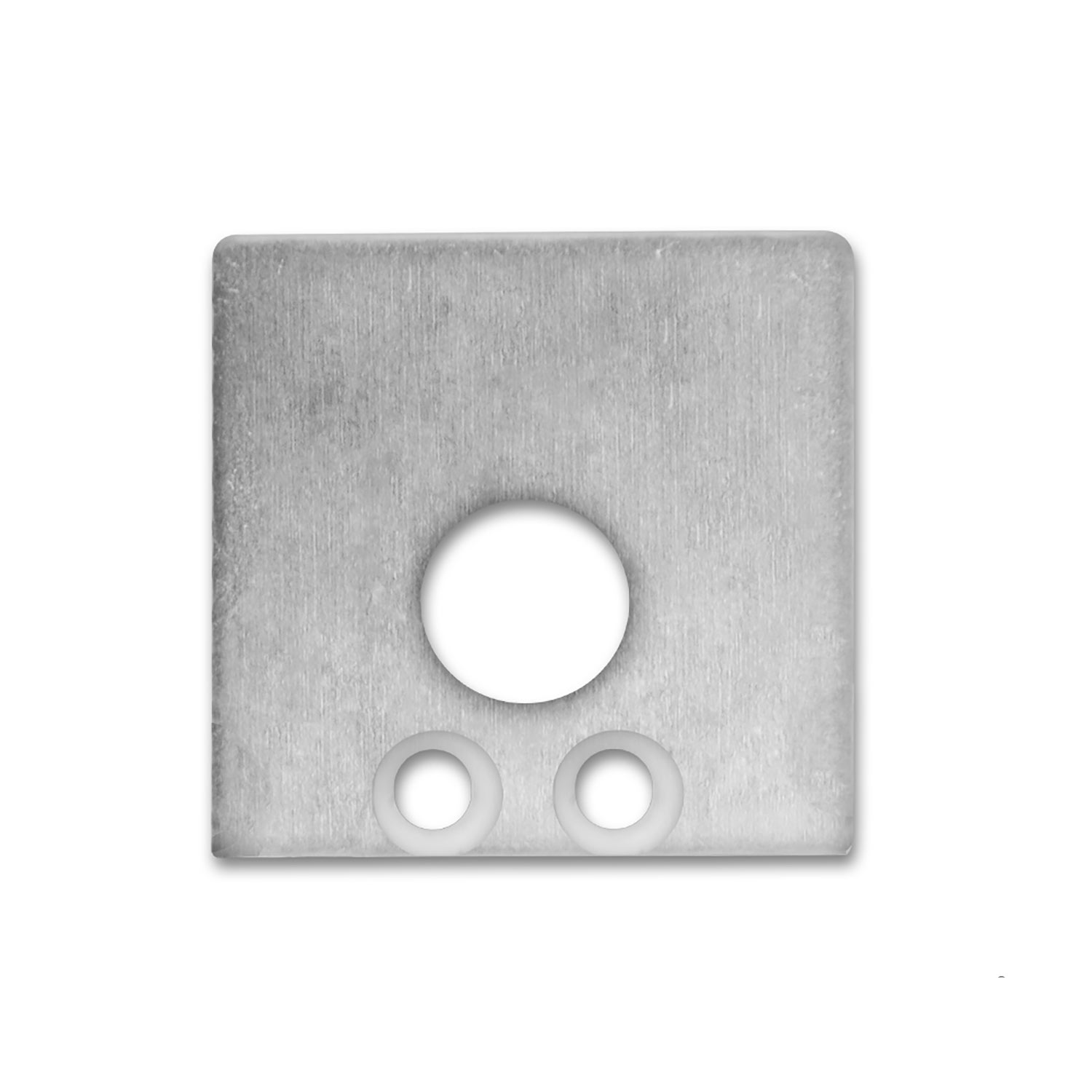 ISOLED Endkappe EC 59 Aluminium für Profil SURF16 mit Kabeldurchführung 2 STK inkl. Schrauben
