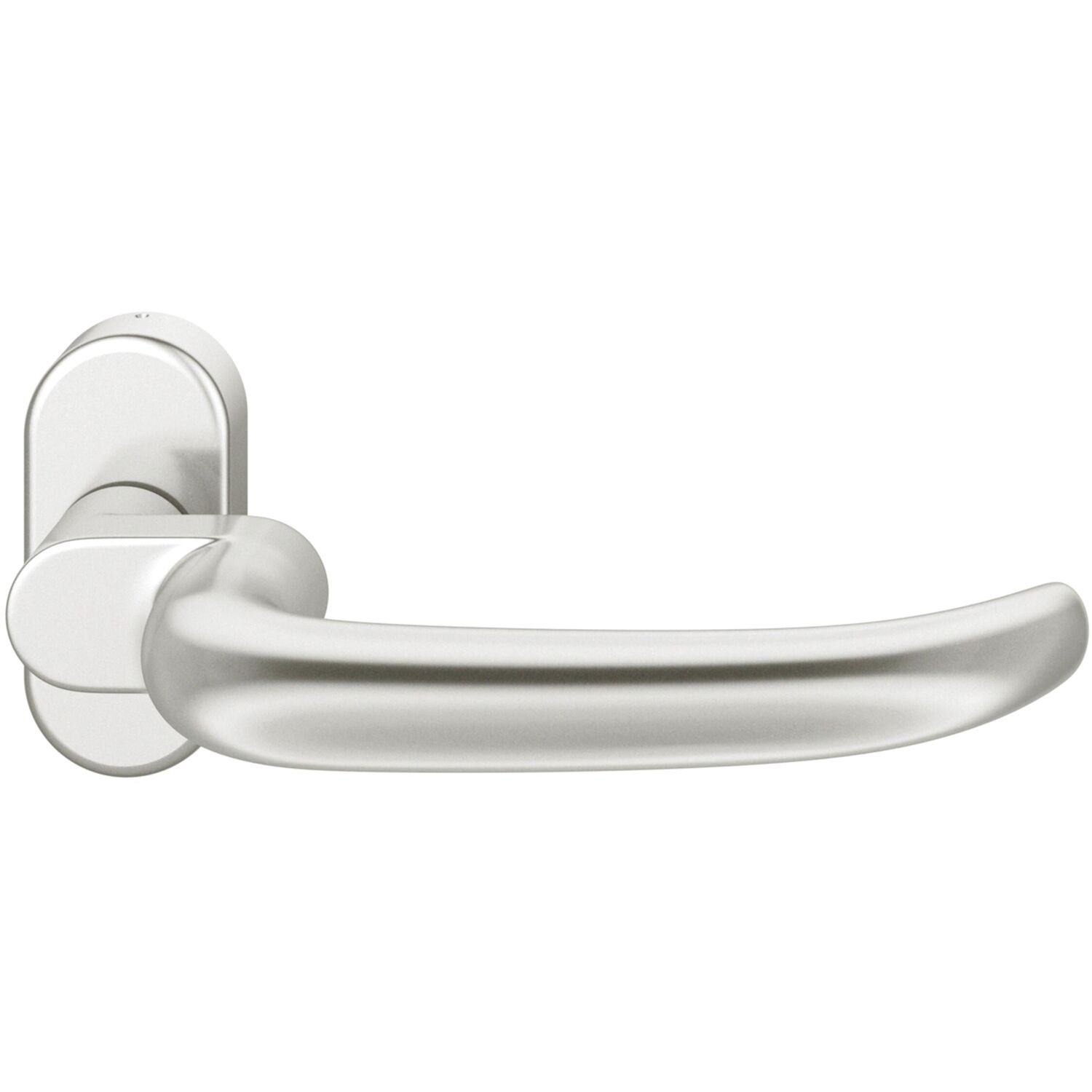 FSB Rahmentürdrücker verkröpft 06 1053 Hochhaltefeder B EN179 Aluminium silber