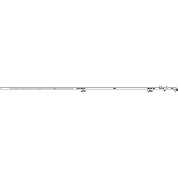 Maco #205940 MACO MM Drehbandstulp ablängbar, FFB 601-800 mm, silber (205940)
