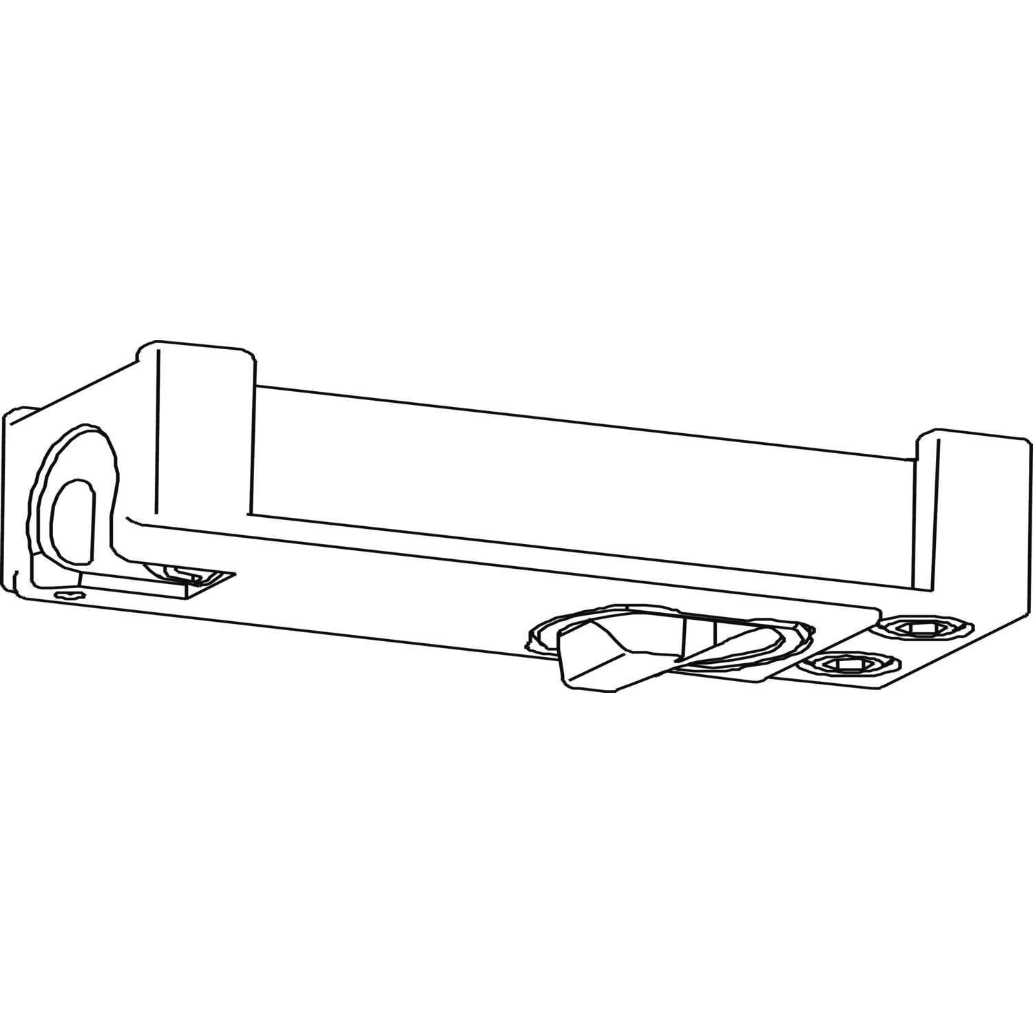 GEZE Feststelleinheit mechanisch für ISM