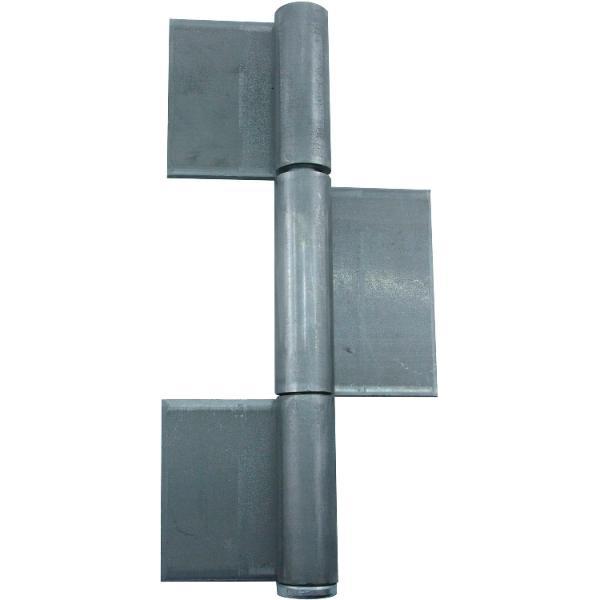 schwarte Konstruktionsband 3-teilig 270 x 50 x 5 mm, Stahl blank