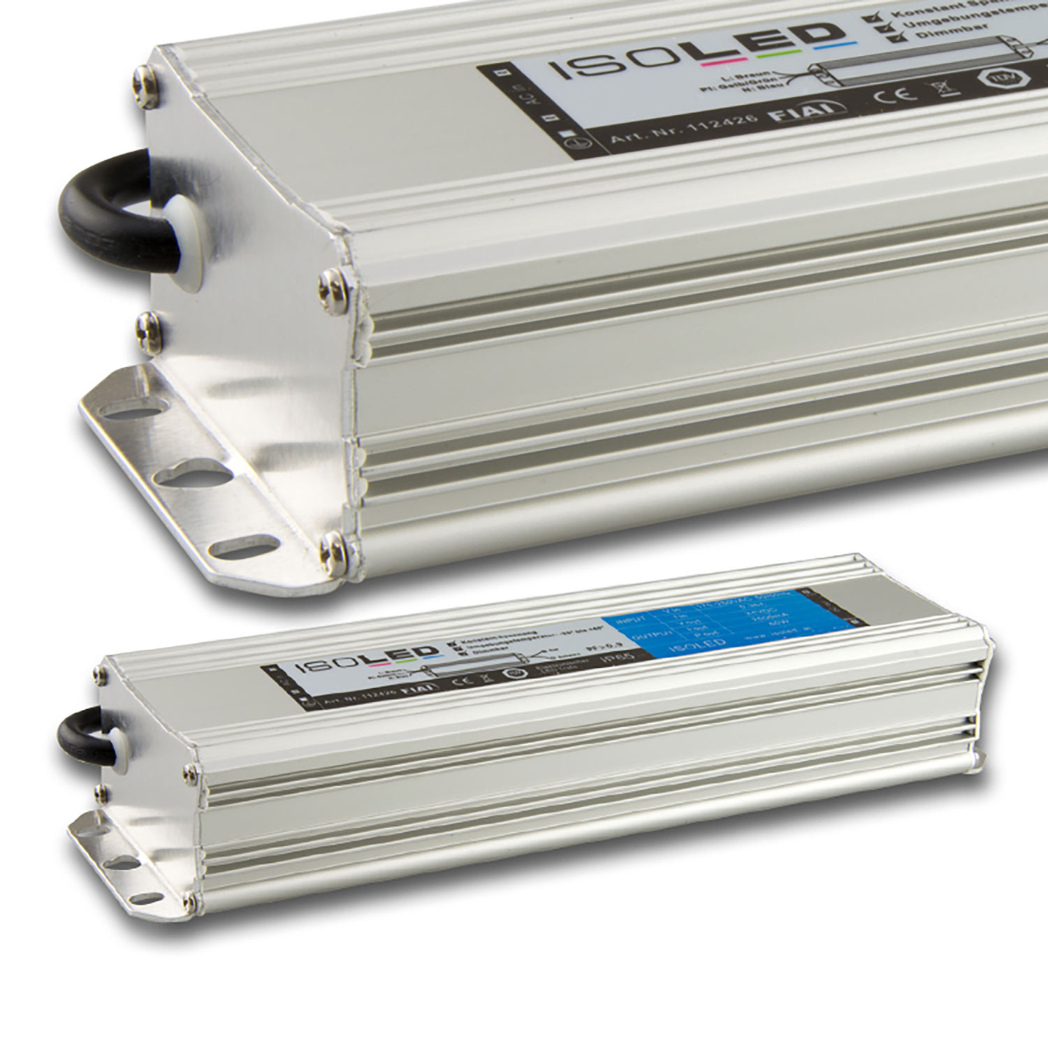 ISOLED LED Trafo 24V/DC 15-60W dimmbar (Spannungssenke) IP65