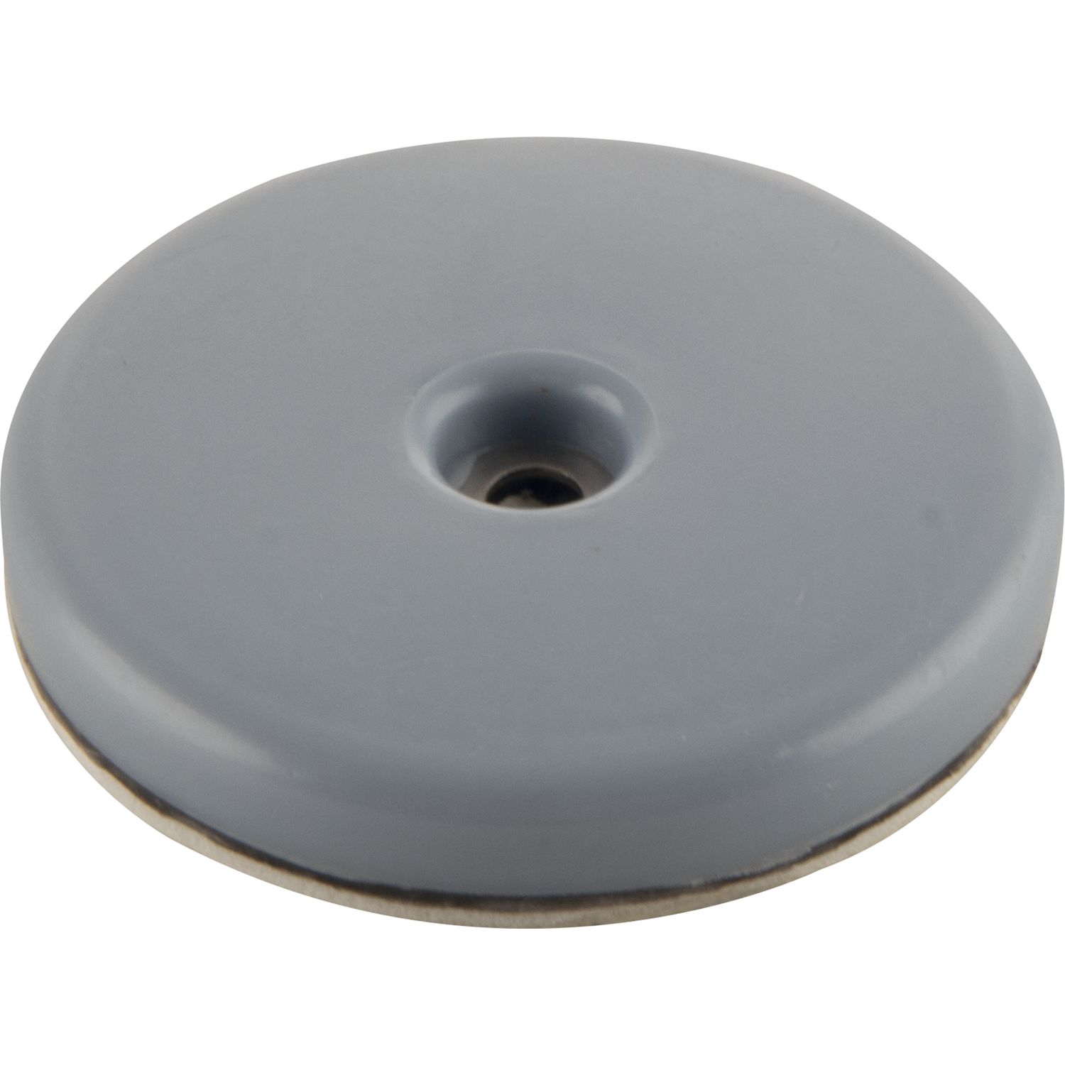 Teflongleiter mit Schraube rund, ø 26 mm, Höhe 8,5 mm, graublau