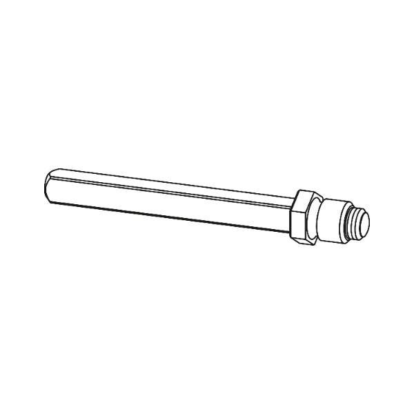 Rollenwechselstift Vierkant 8 x 83 mm, Stahl verzinkt