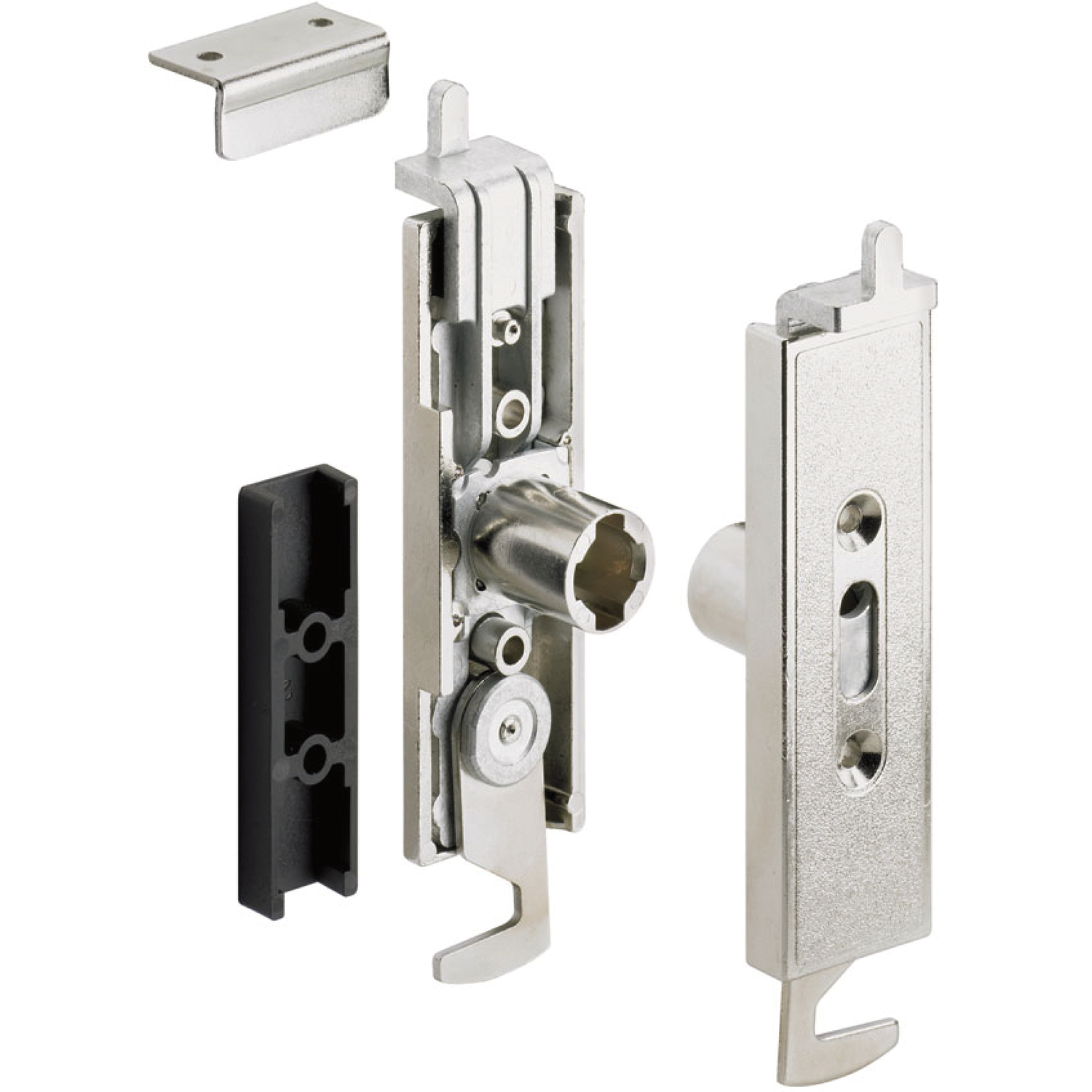 Hettich Prestige 2000 Zylinder-Doppeltürschloss Z23 Dornmaß 15 L20 vernickelt