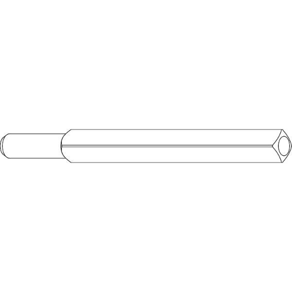 Ogro OGRO Wechselstift PR 115 - Vierkant: 8 mm x 120 mm