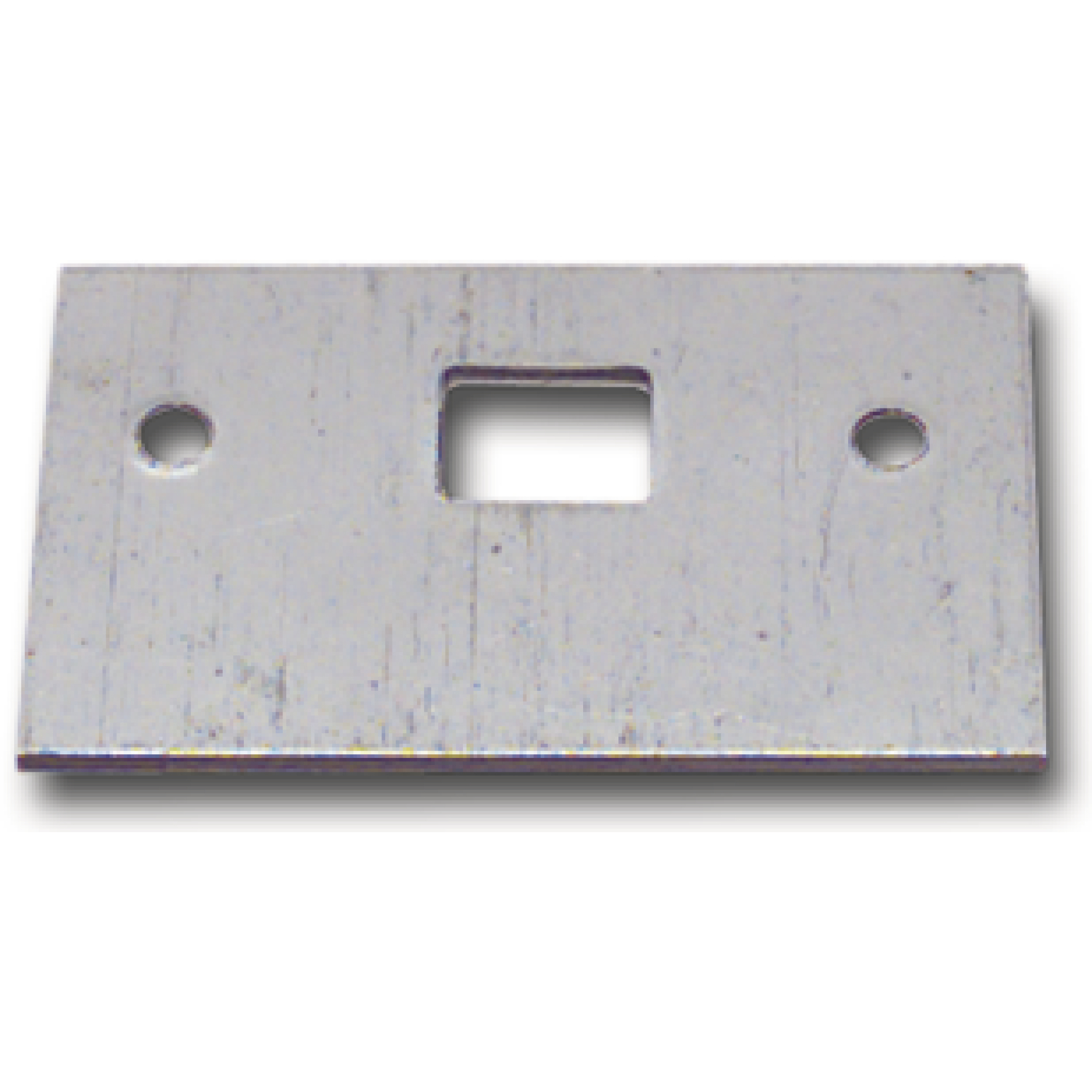 ninka Reparaturschließblech für Einlegstange gerade, 80 x 50 mm, Stahl verzinkt
