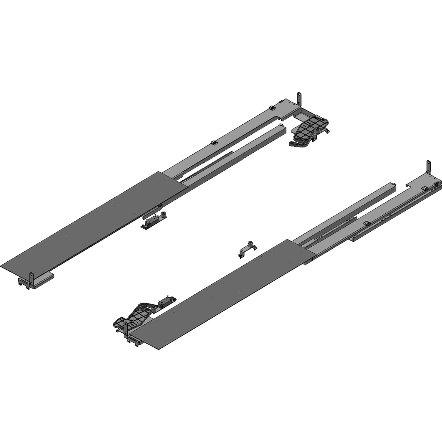 peka Schubladensystem Riverso LT 530 - 609 mm Stahlblech verzinkt