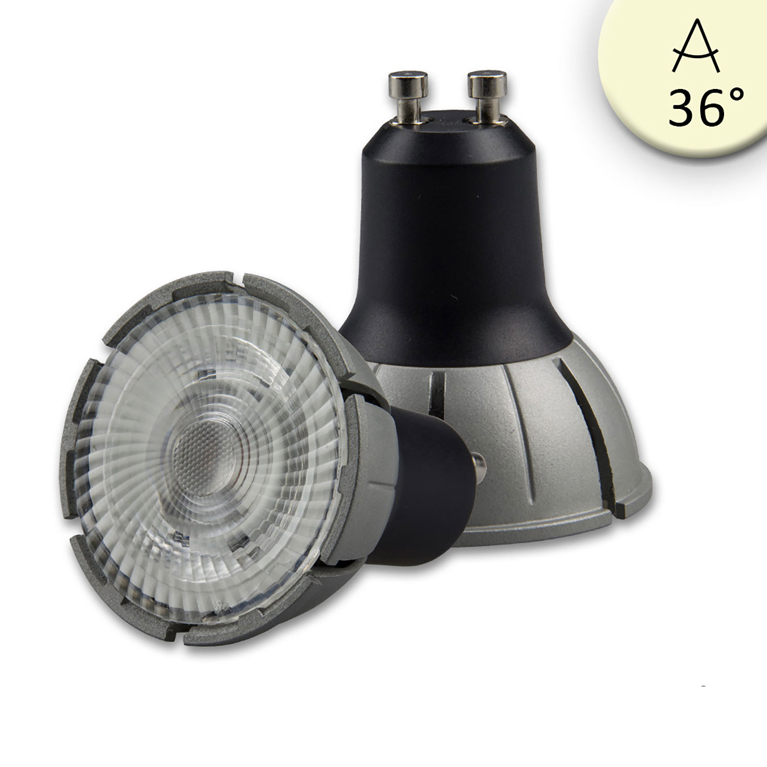 ISOLED GU10 Vollspektrum LED Strahler 7W COB 36° 2700K dimmbar