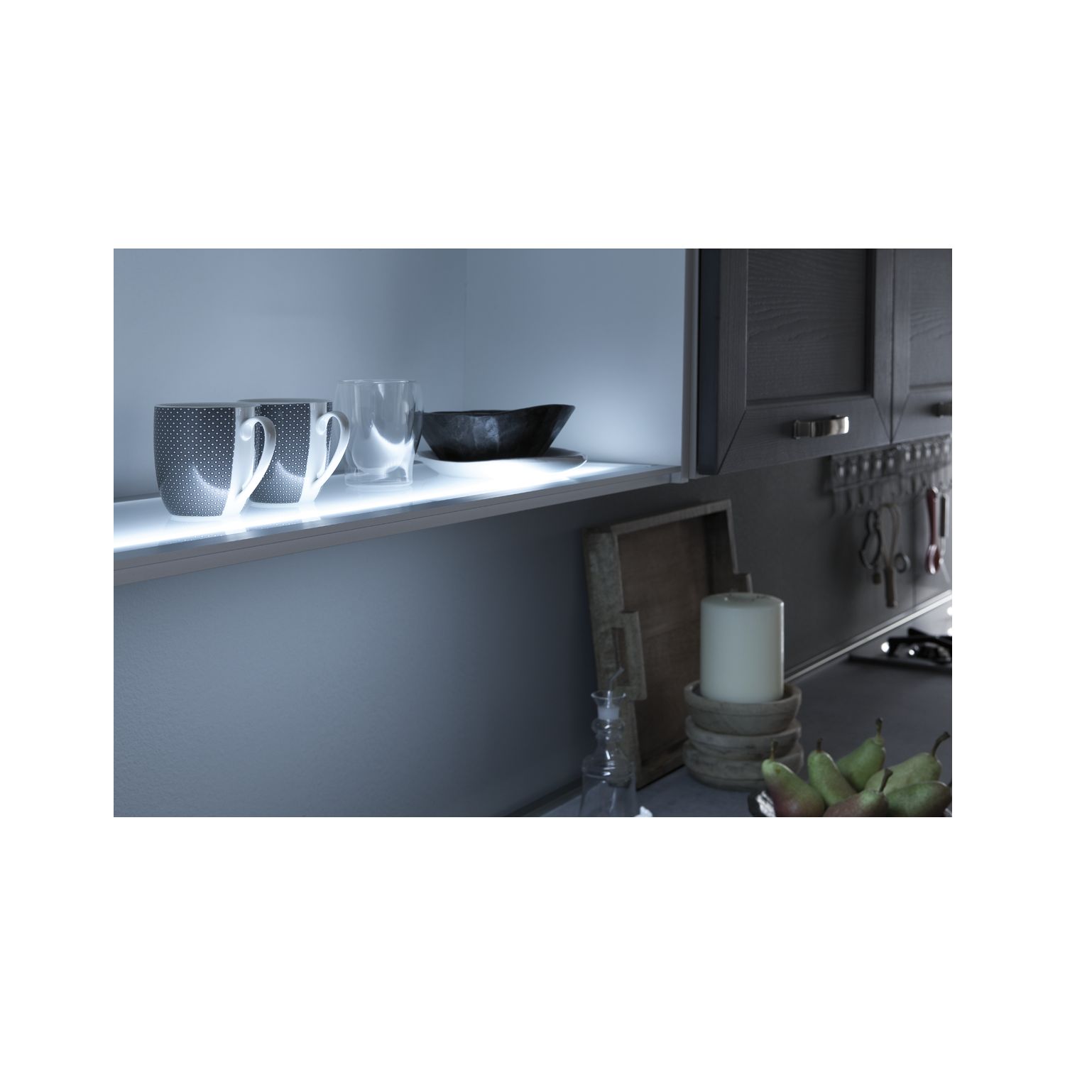 L&S L&S Lichtboden Paris L: 662mm, 9W, 4000K Neutralweiß, edelstahlfarbig