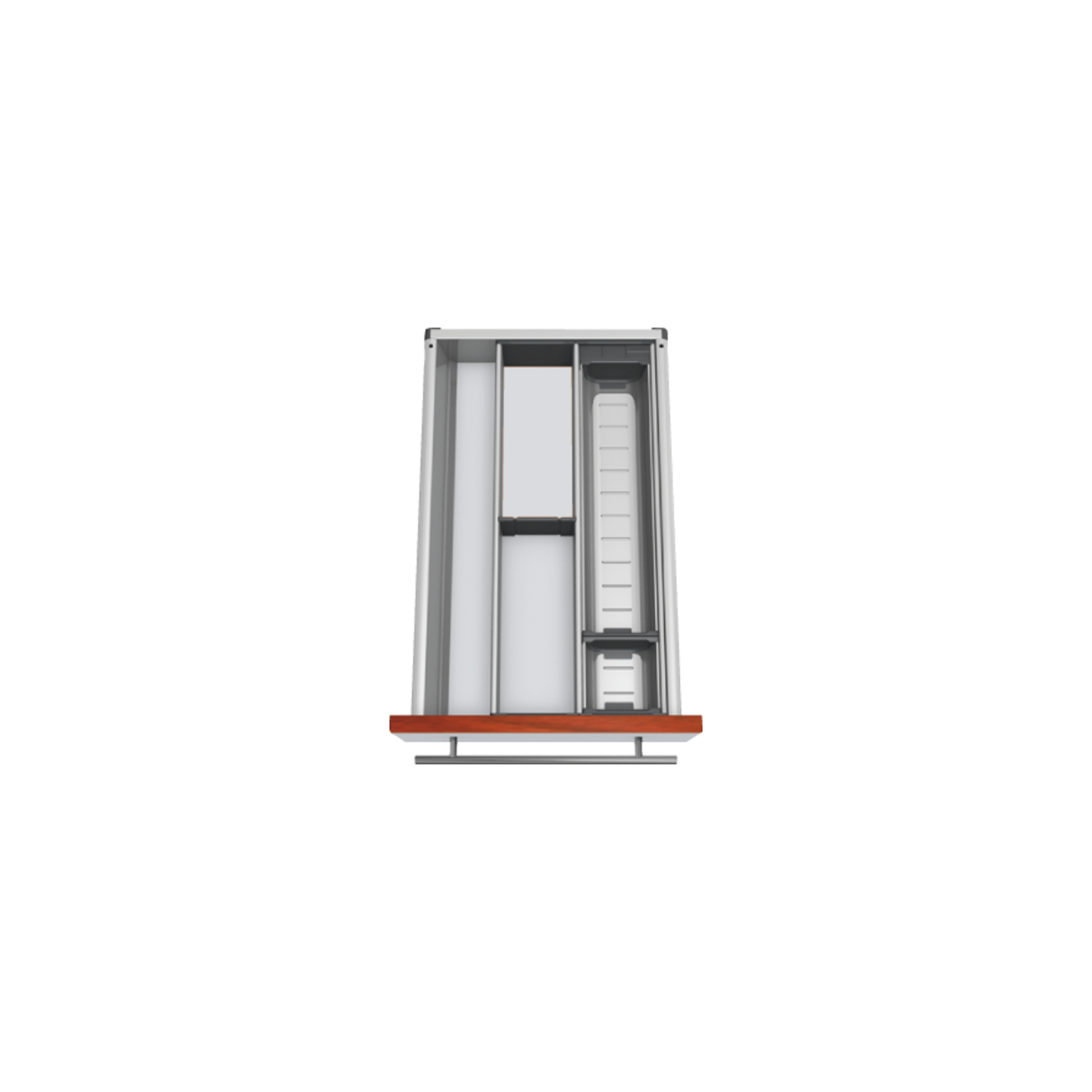 blum ORGA-LINE Facheinteilungs-Set KB 350 - 449/NL 450 mm Edelstahl/Kunststoff