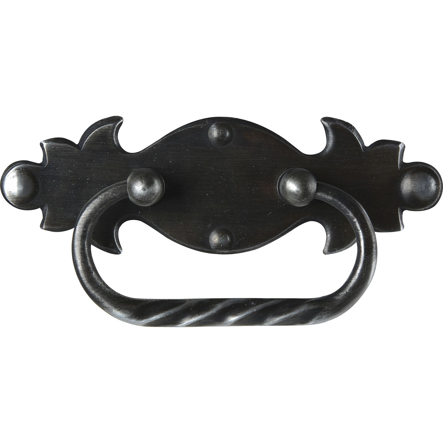 Schörghofer Hängegriff Forger ohne Schlüsselloch Lochabstand 40mm Breite 115mm Eisen altverzinnt