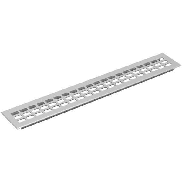 Lüftungsgitter 800 x 60 mm Aluminium natur eloxiert