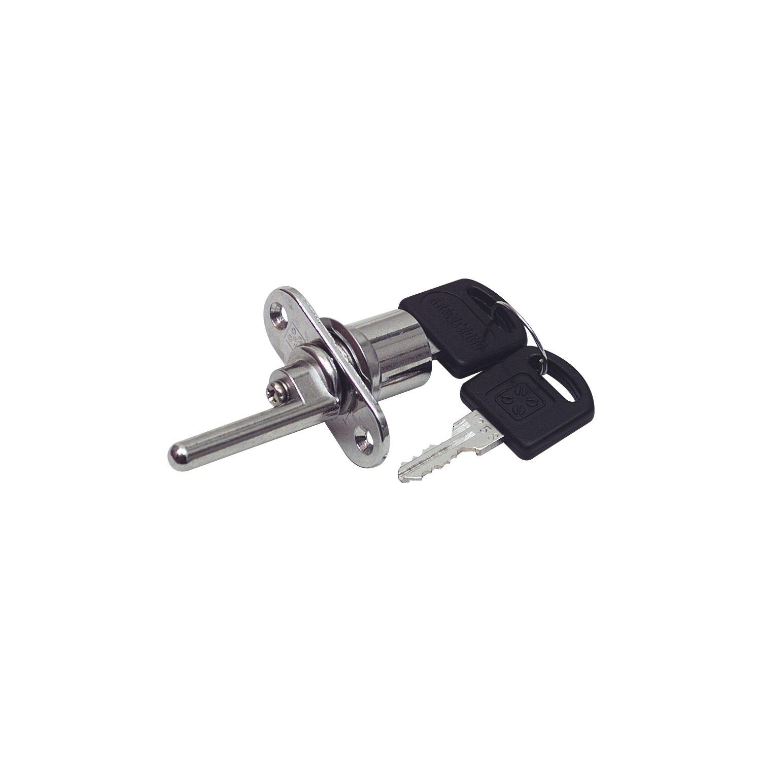 ninka Zylinder Zentralverschluss-Set Zylinder Ø16 x 22mm Stahl vernickelt