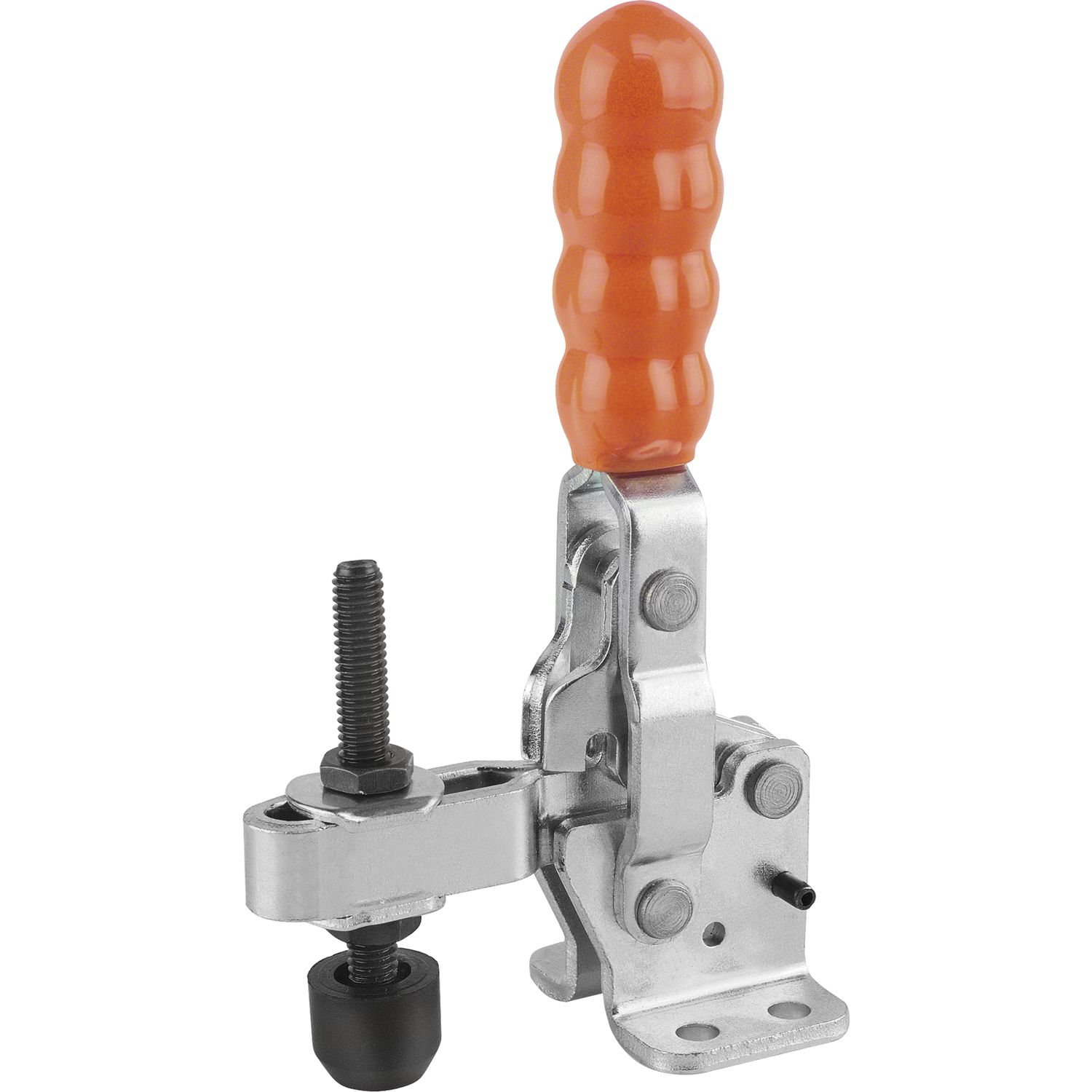 Kipp Senkrechtspanner Type K0058 Stahl vertikal mit waagrechtem Fuß F4=800N