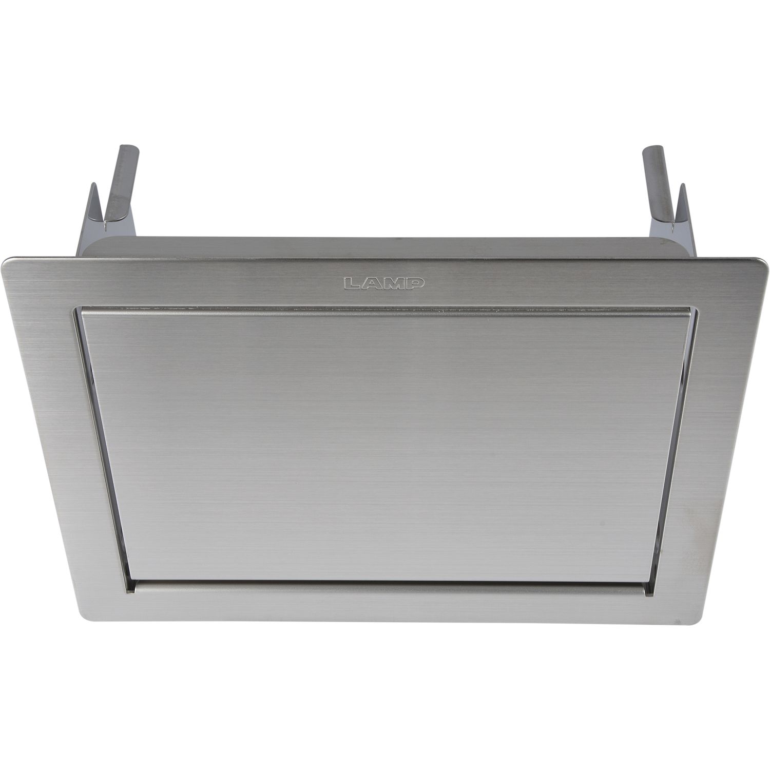 Lamp® Einwurfklappe gedämpft eckig 218 x 164 mm Edelstahl
