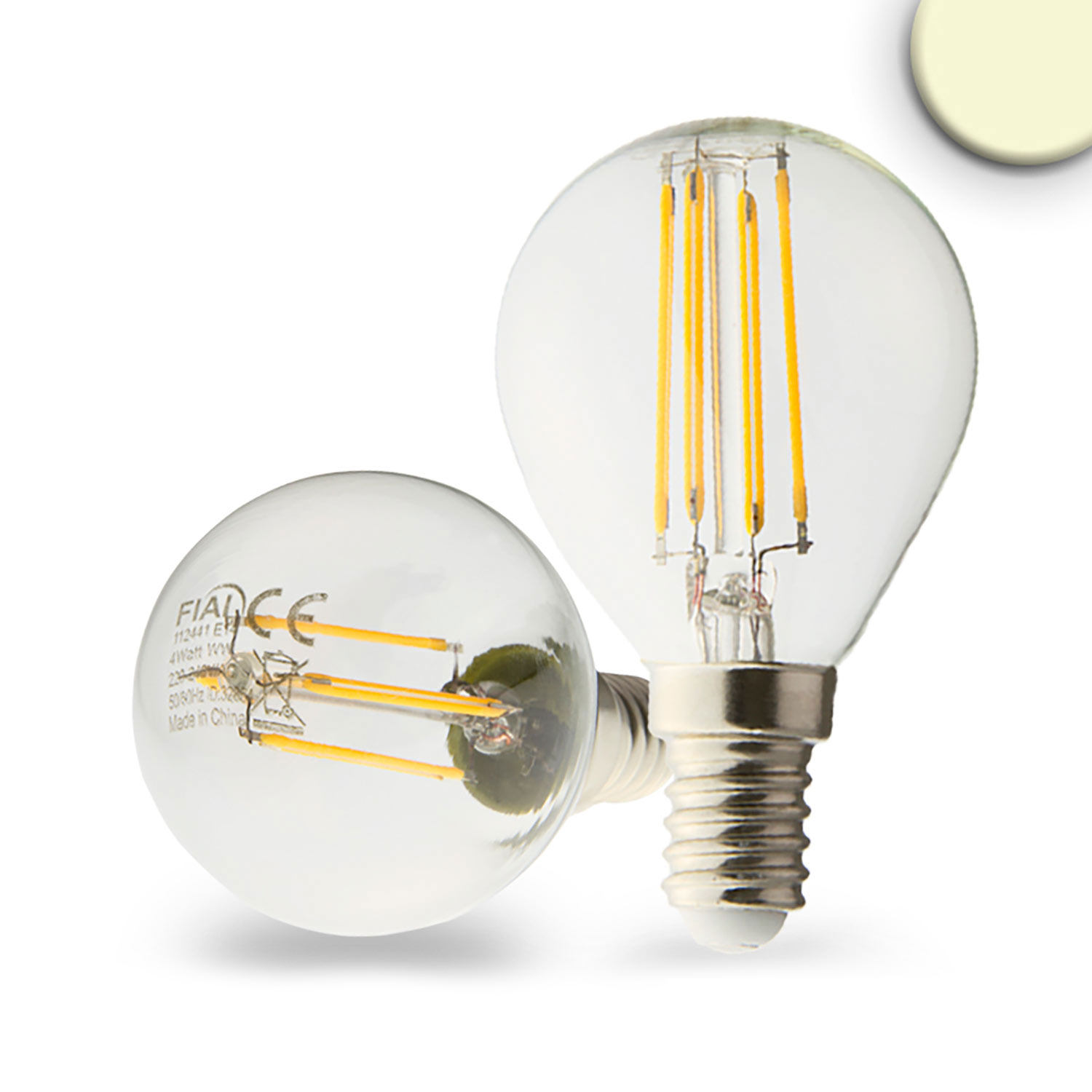 ISOLED E14 LED Illu 4W klar warmweiß dimmbar ISOLED E14 LED Illu 4W klar warmweiß dimmbar