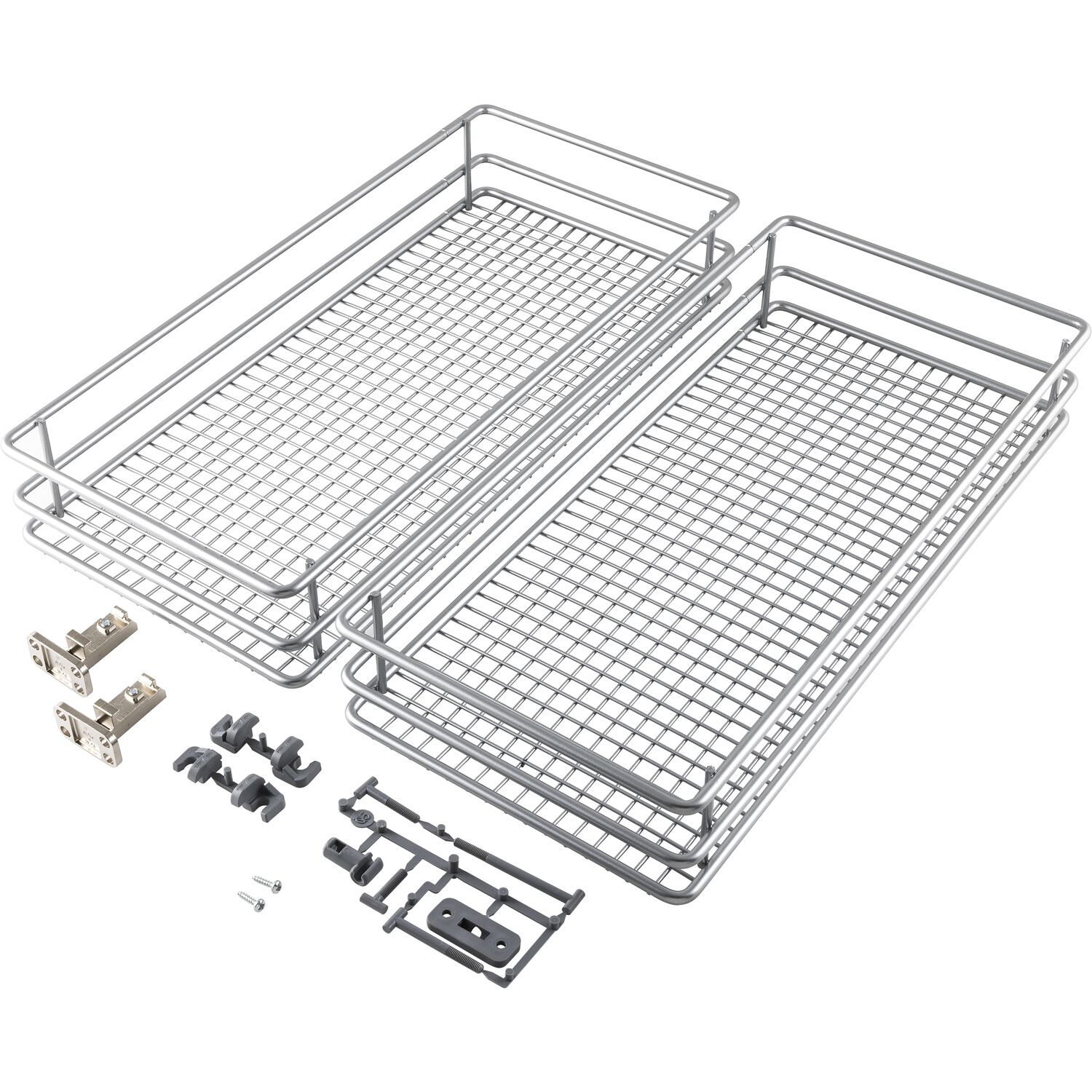 Vauth-Sagel VS SUB Side Ablage-Set Saphir 90° KB 300 mm Silber