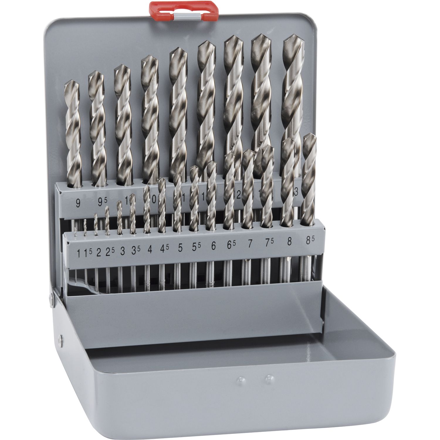 Maykestag Spiralbohrer-Kassette DIN338RN HSS-Co5 ø 1-13 mm 25-teilig