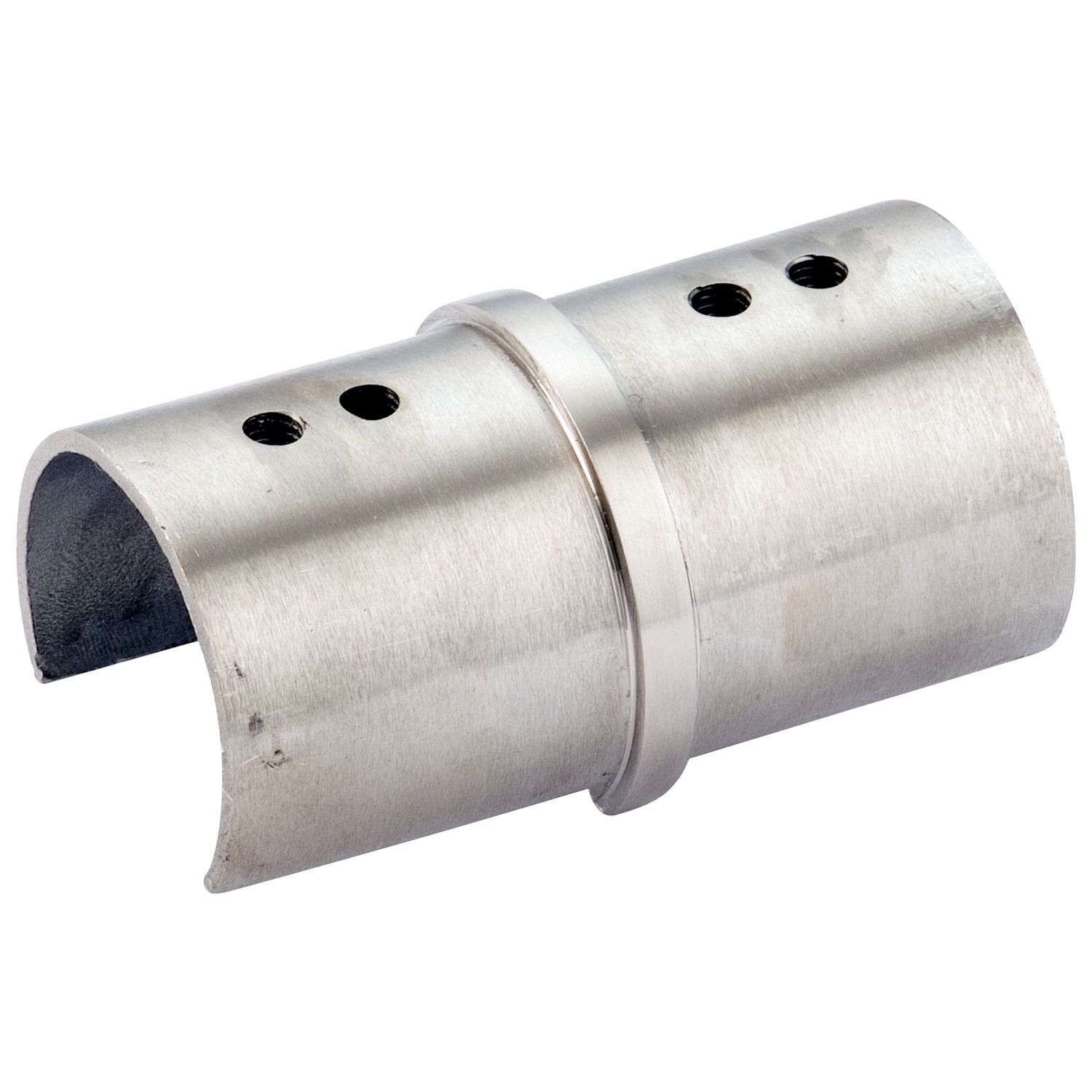 croso Verbinder für Rundrohr ø 42,4 x 1,5 mm, Edelstahl geschliffen V4A