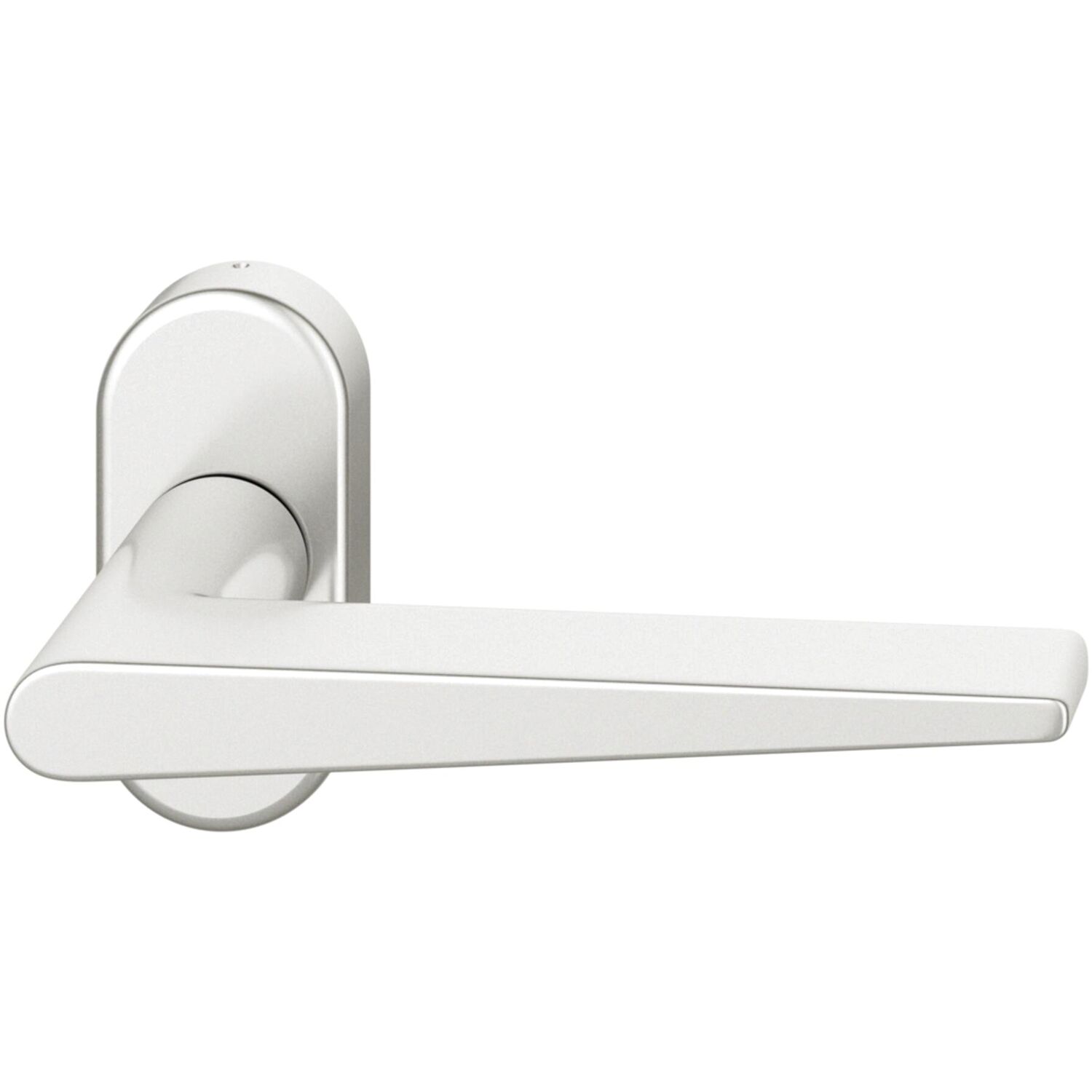 FSB Rahmentürdrücker 09 1005 Hochhaltefeder B ovale Rosette Aluminium silber