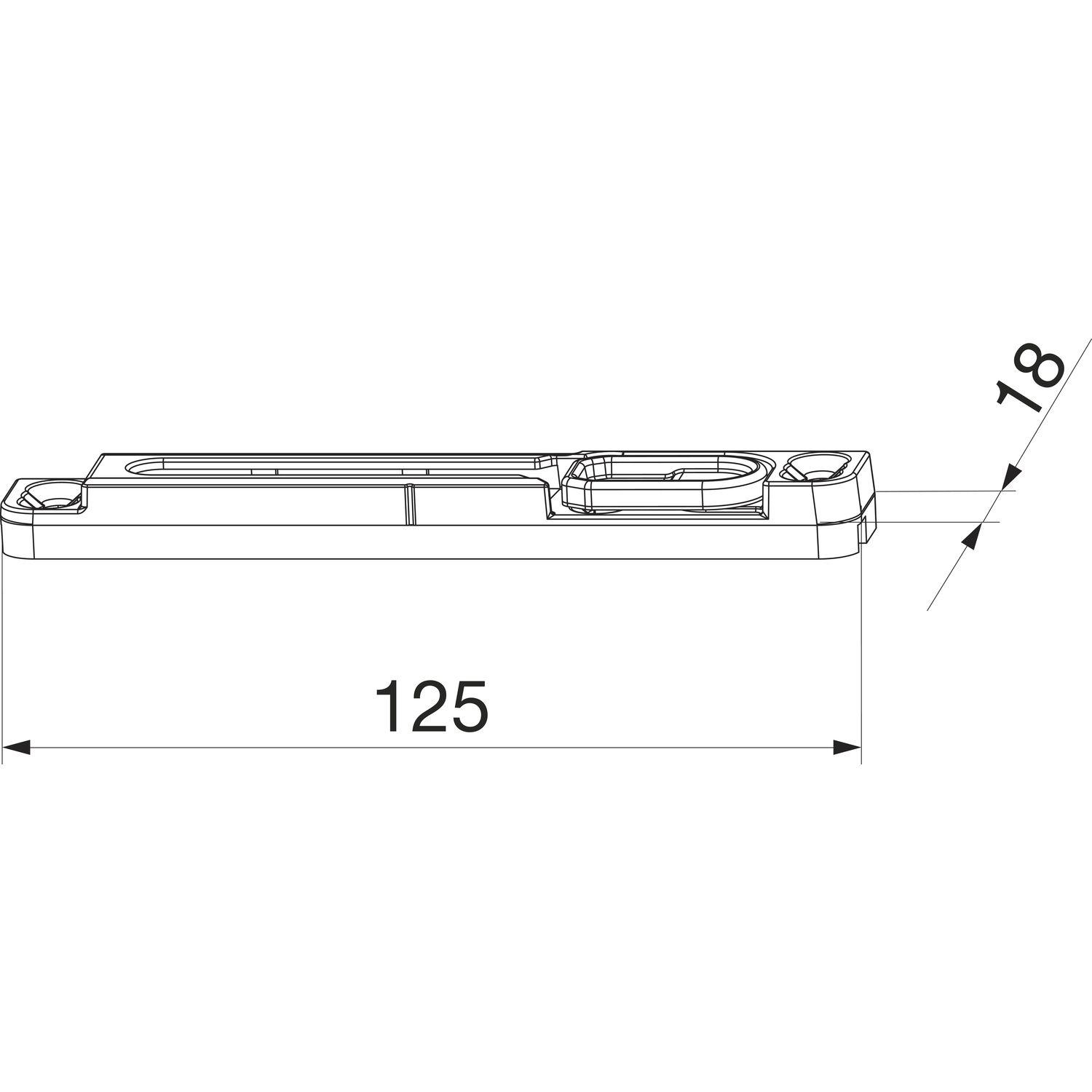 Maco #56799 Schließteil Standard für Kantenverschluss PVC 12-20/13 Rehau/SALAMANDER
