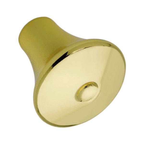 SIRO Knopf Kapys ø 24 mm, Tiefe 24 mm, ZN vermessingt poliert