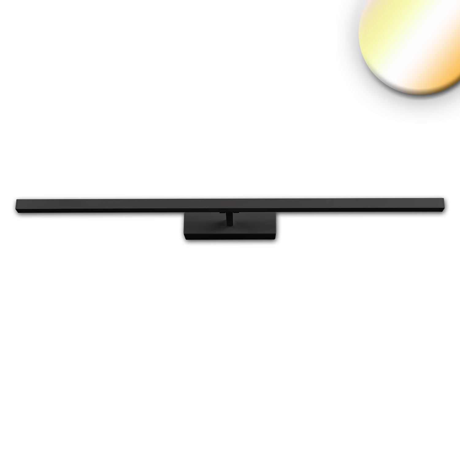 ISOLED LED Spiegel- und Bilderleuchte schwenkbar 520mm 12W schwarz ColorSwitch 2700|3000|4000K
