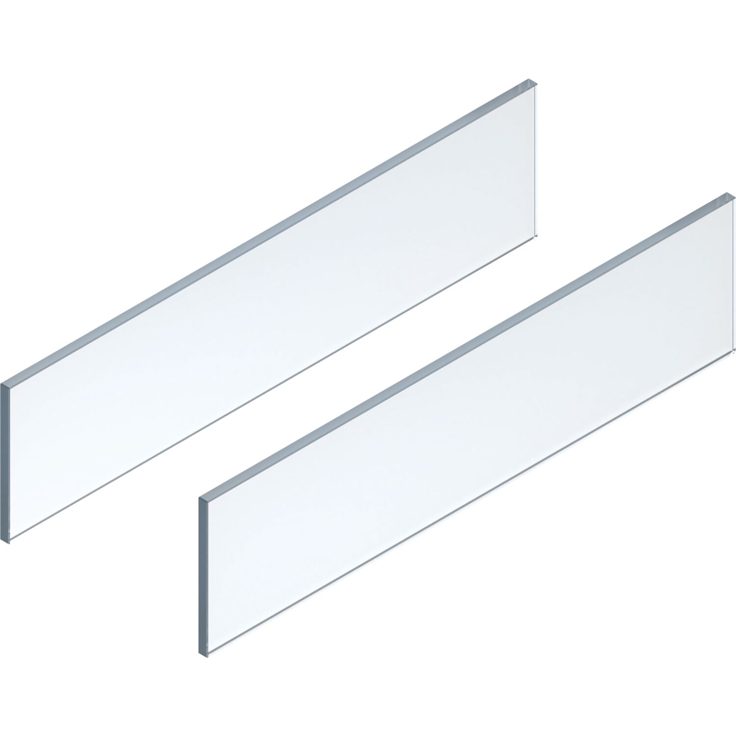 blum LEGRABOX free Einschubelement Seite, NL 650 mm, Glas klar