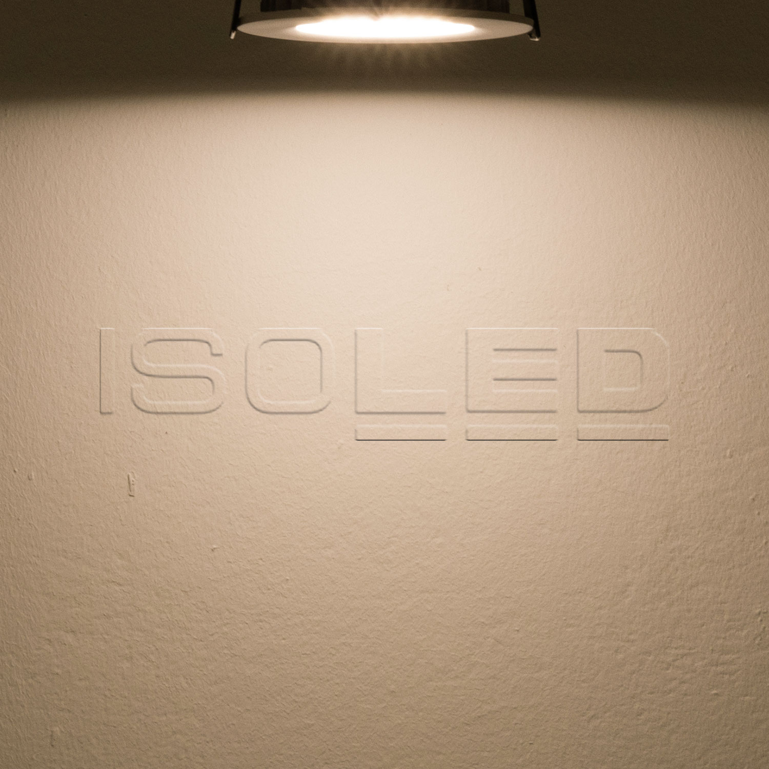 ISOLED LED Downlight LUNA 8W indirektes Licht weiß warmweiß