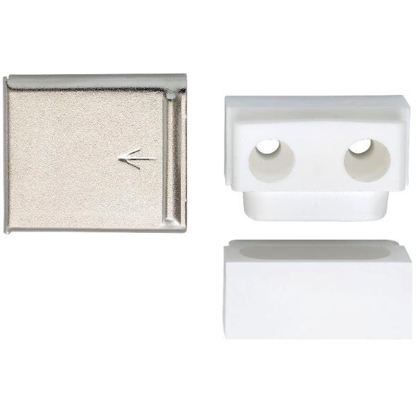 Schrankverbinder KM 270, 34 x 30 x 19 mm, Kunststoff weiß