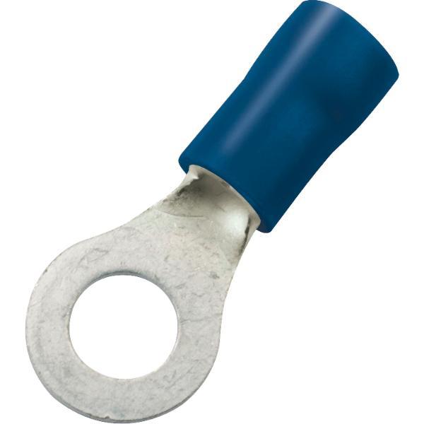 Ringkabelschuh M5 Querschnitt 1 - 2,5 mm² isoliert blau (100Stk)