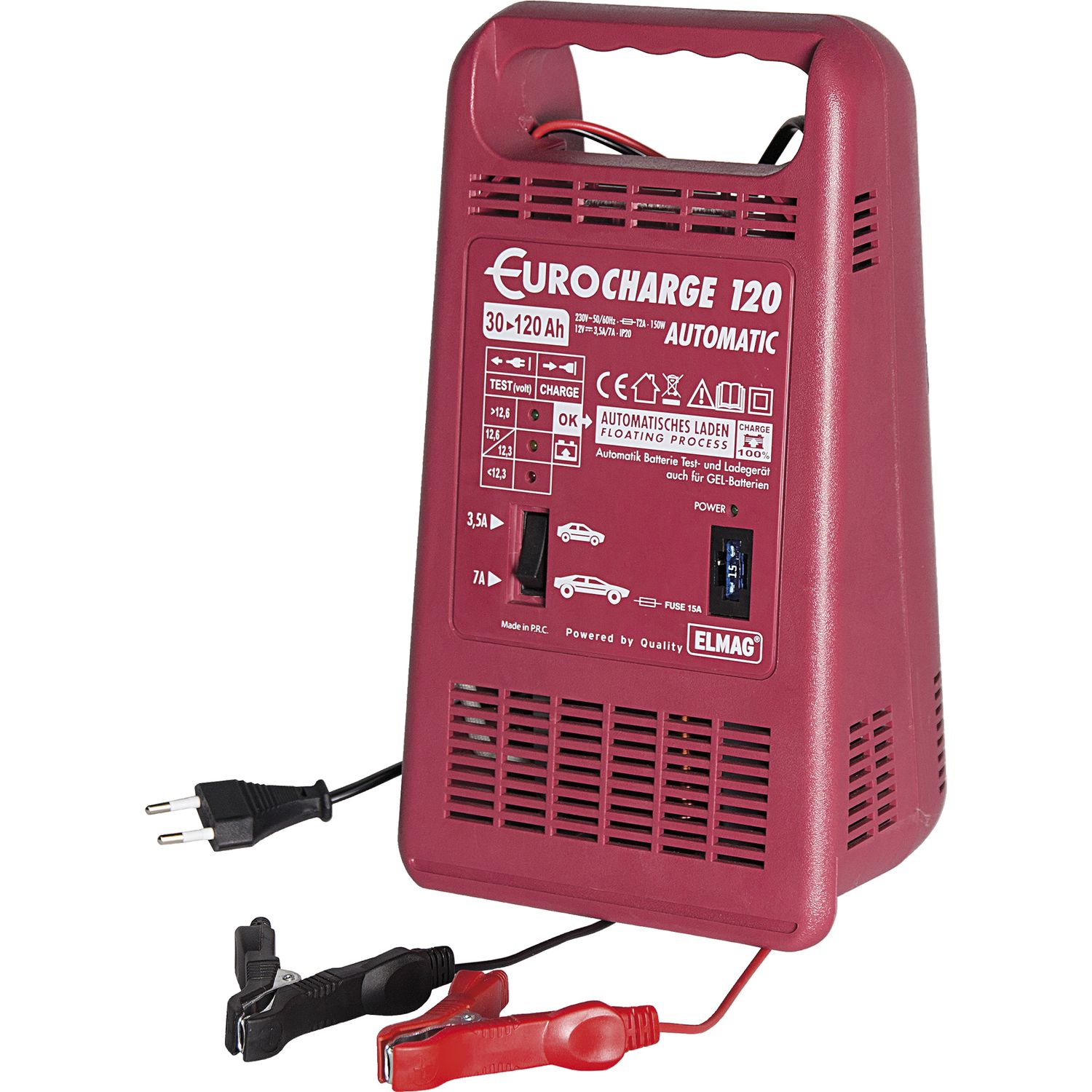 Elmag Batterie-Test-/Ladegerät Eurocharge 120
