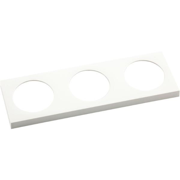 Berker Integro Pure Rahmen 3fach polarweiß glänzend