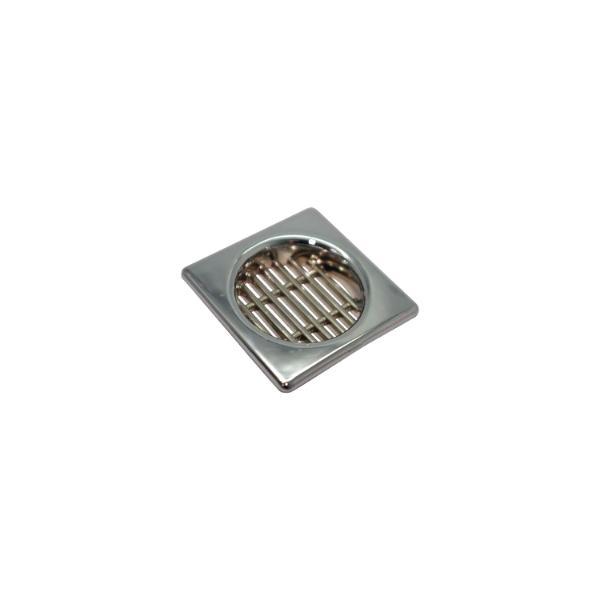 Lüftungsgitter ø 36 mm/43 x 43 mm Kunststoff verchromt