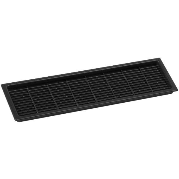 Lüftungsgitter 171 x 42 mm Kunststoff Schwarz