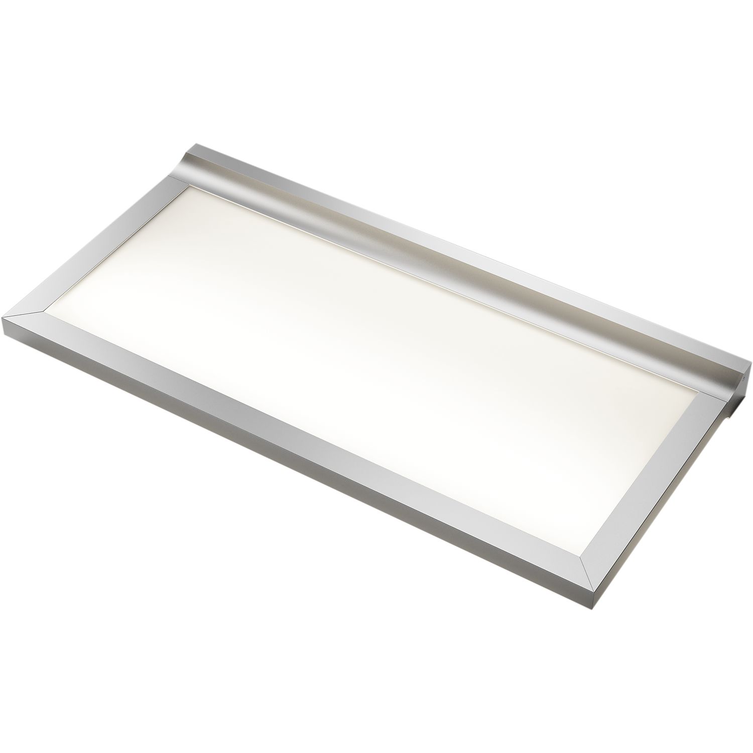 L&S Tablarleuchte Paper Shelf 450mm alufarbig