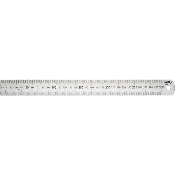 HELIOS-PREISSER Stahlmaßstab biegsam 300x30x1,0 mm EG-Prüfzeichen Genauigkeit II