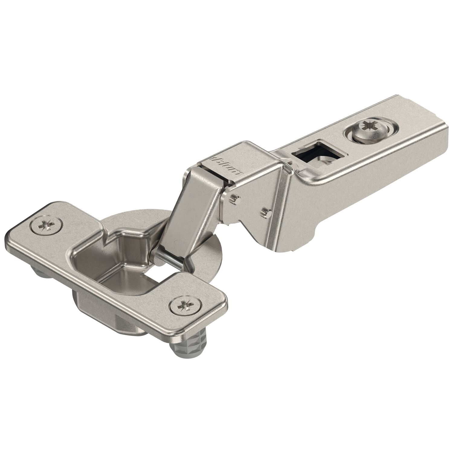blum CLIP Standardscharnier 100°, 9,5mm gekröpft mit Feder, Einpressen