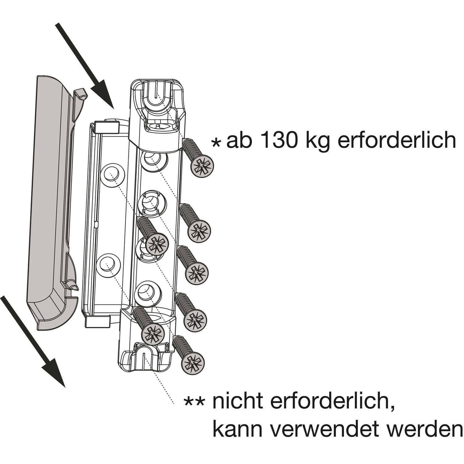 Maco #227471 MACO Scherenlager DT160, 12/20 mm, 160 kg, silber (227471)