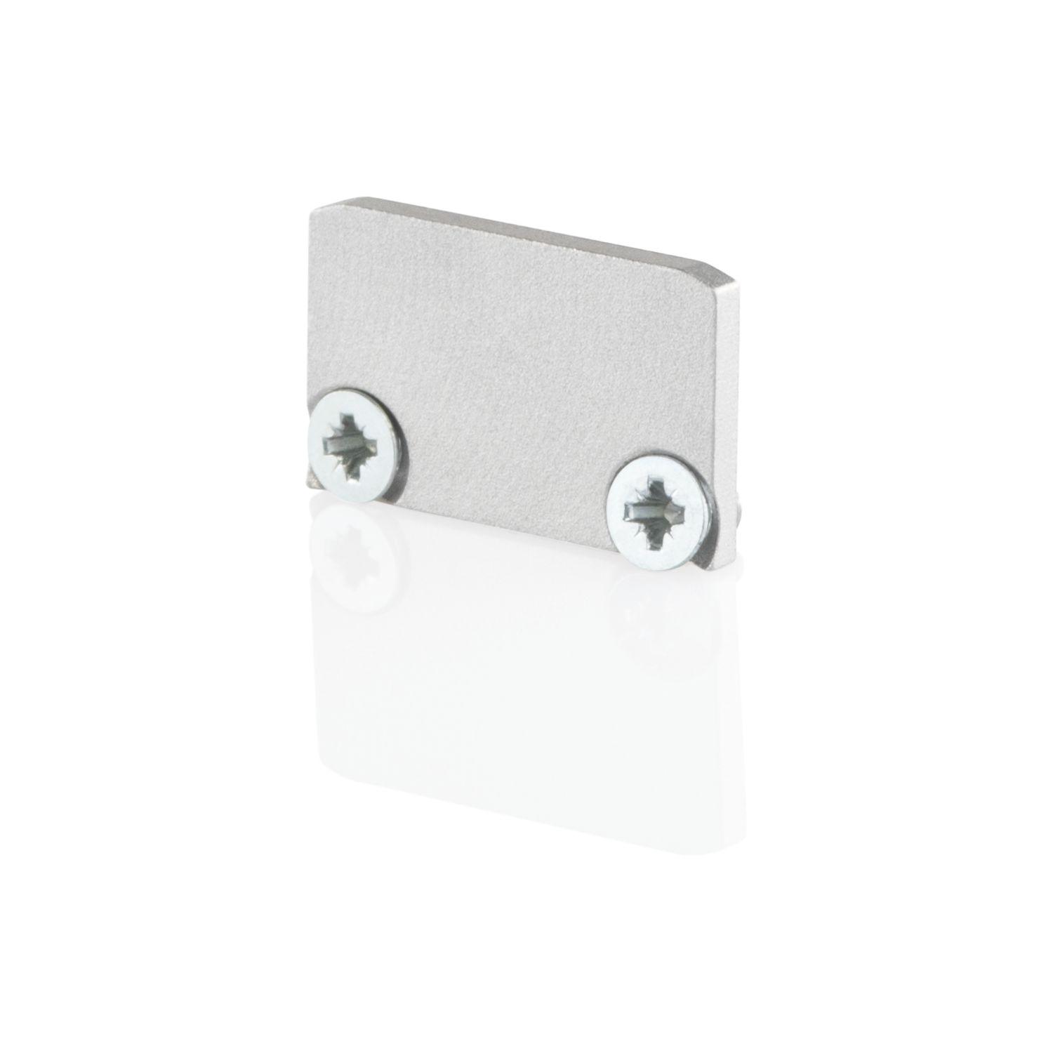 Bilton Endkappe alufarbig zu Aufbau- Aluminiumprofil XT02