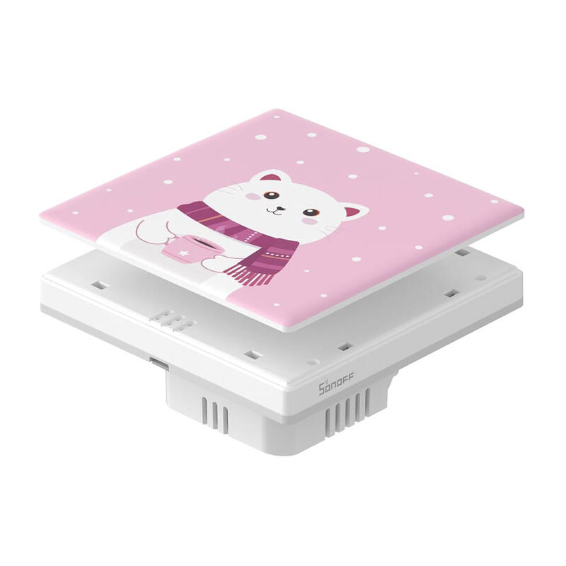 Sonoff TX Ultimate Smart Touch Wandschalterabdeckung Cartoon 1fach