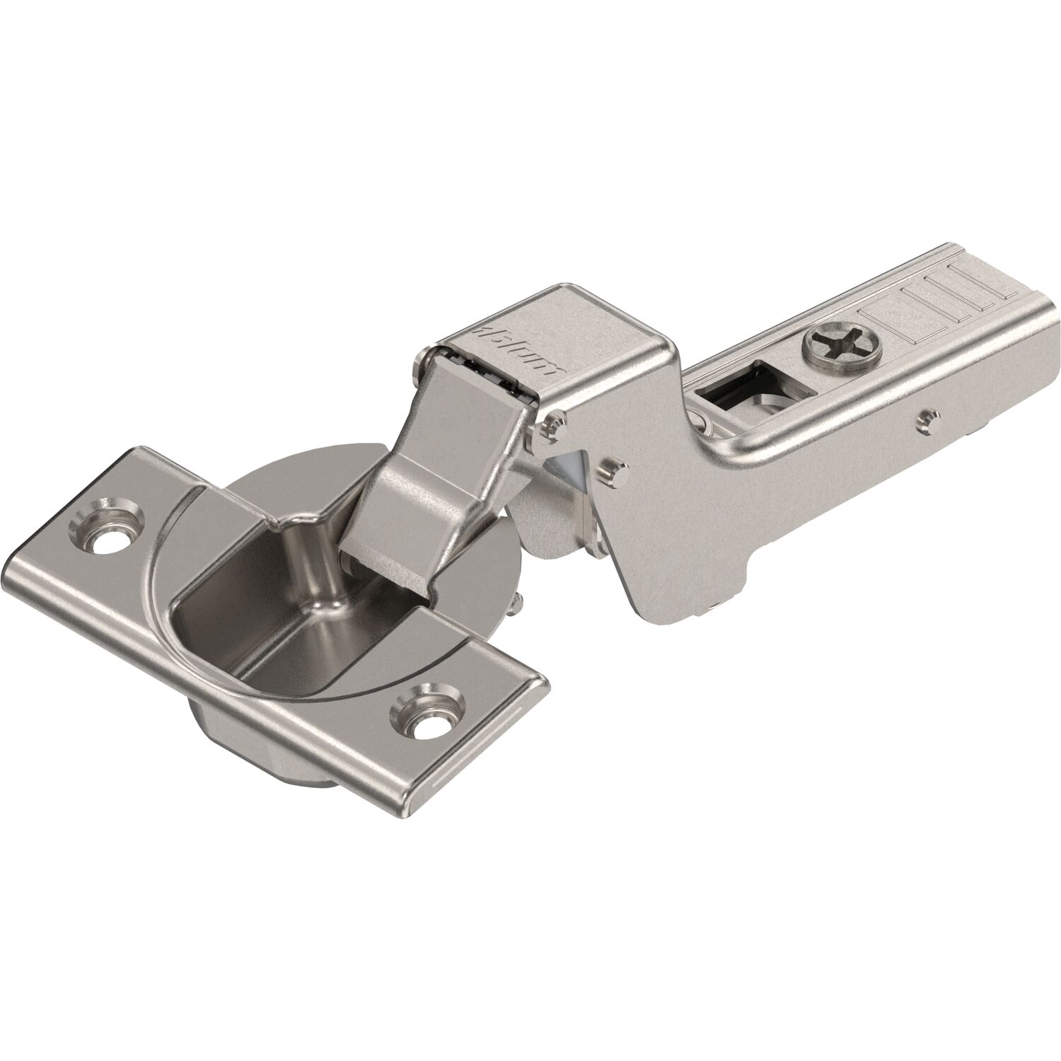 blum CLIP top Möbel Scharnier 110°, 18mm gekröpft mit Feder, Schrauben