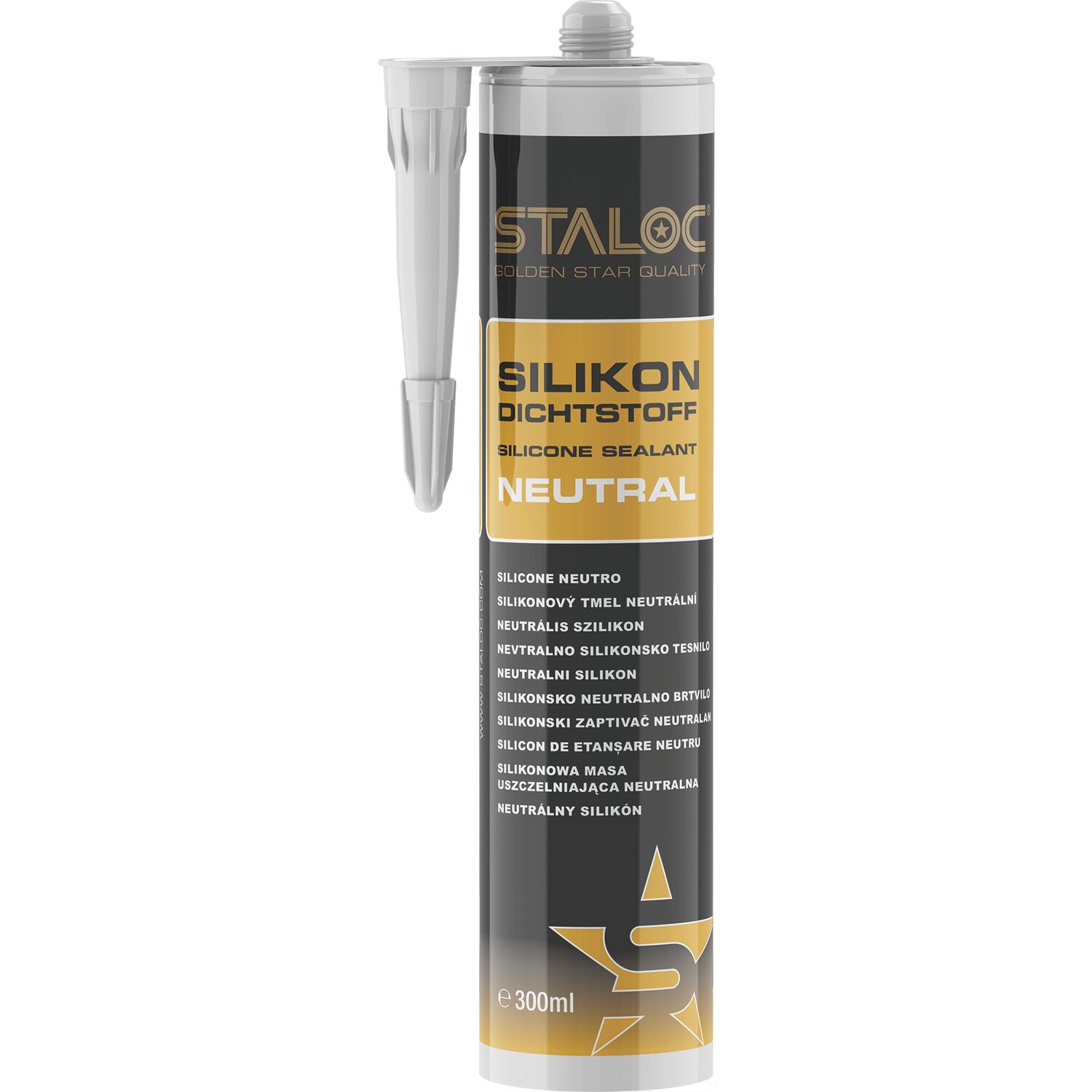 STALOC Neutralsilikon 300ml manhattan