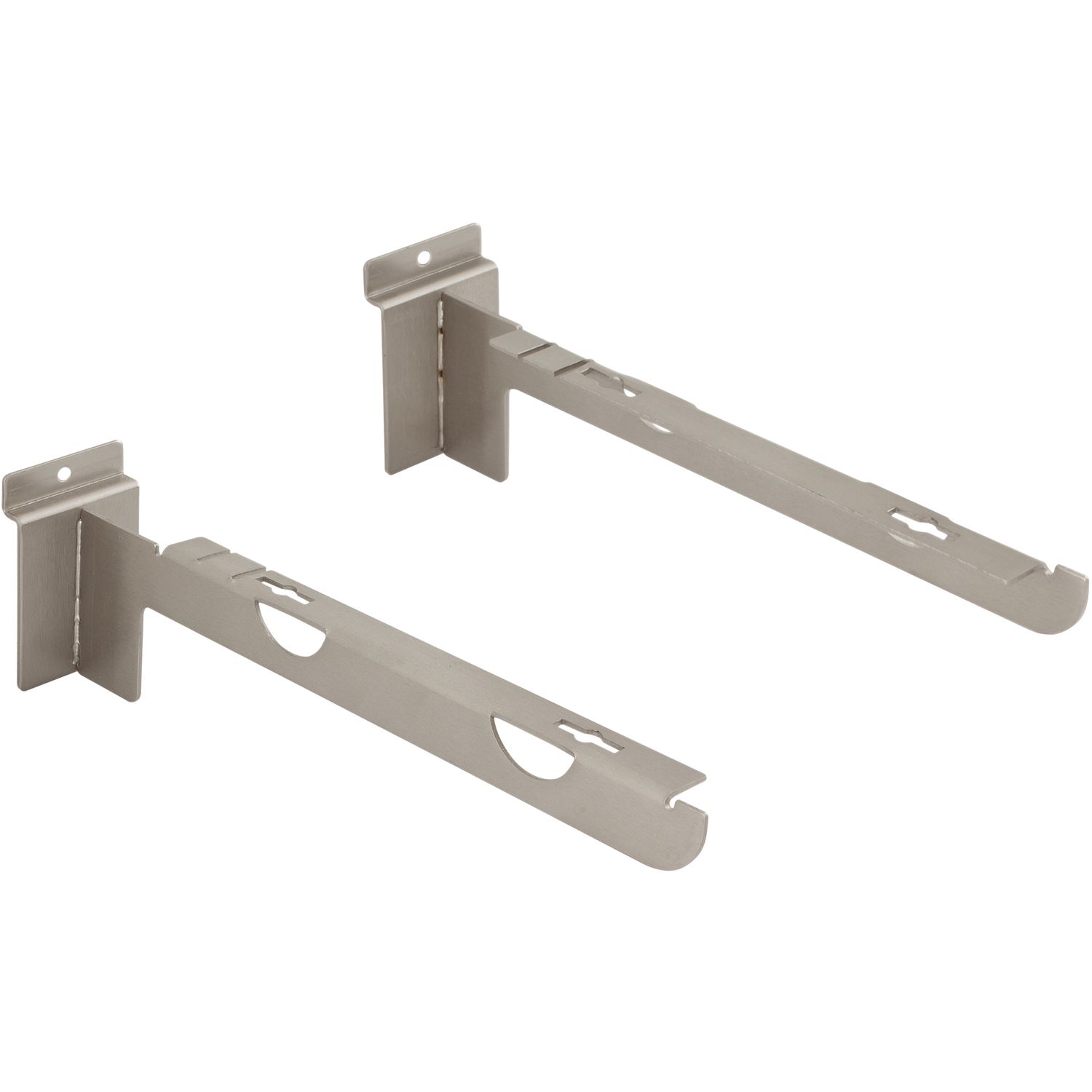 Konsole Arkwall für Holztablare 290 mm Stahl vernickelt matt