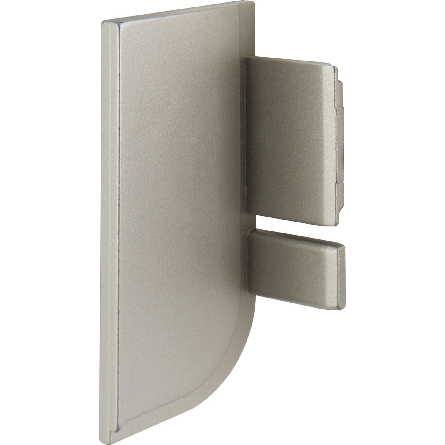 ninka Endkappe Aktor L-Profil links, Kunststoff edelstahlfarbig