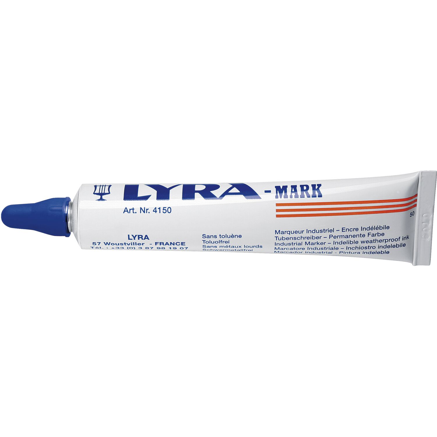 Lyra Signierpaste 115 blau in Tube mit Schreibkugel